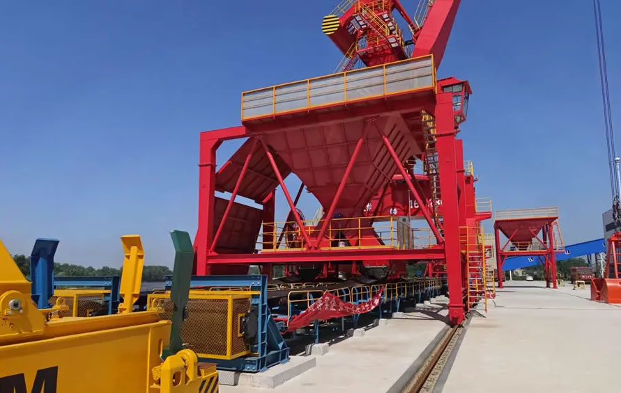 Radial Rotating Belt Conveyor Radial Rotating Belt Conveyor