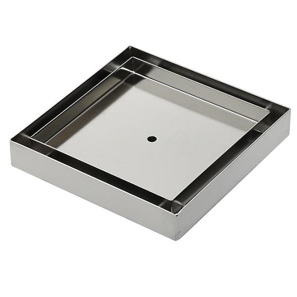 TI-1302S 100*100MM ANTI-ODOR SQUARE RECESSED STAINLESS STEEL FLOOR DRAIN