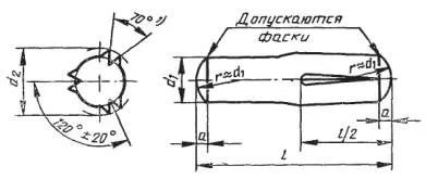    Штифт ГОСТ 8741-8747