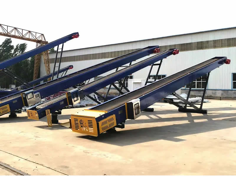 Ribbed Rubber Belt Conveyor Ribbed Rubber Belt Conveyor