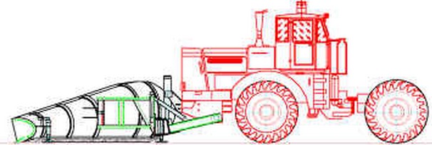 Отвалы снегоочистители на базе трактора К-700