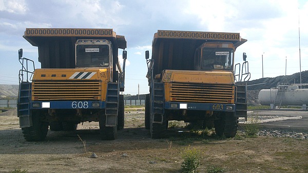 Продаются автосамосвалы БелАЗ 7547 (BELAZ 7547) в количестве 4 штуки.