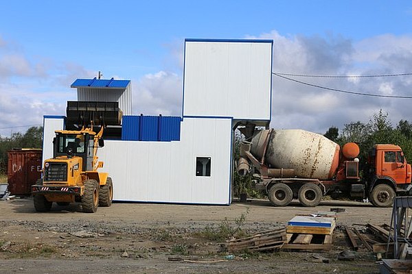 Всесезонный бетонный завод Флагман-30 ZZBO (РБУ, БРУ)