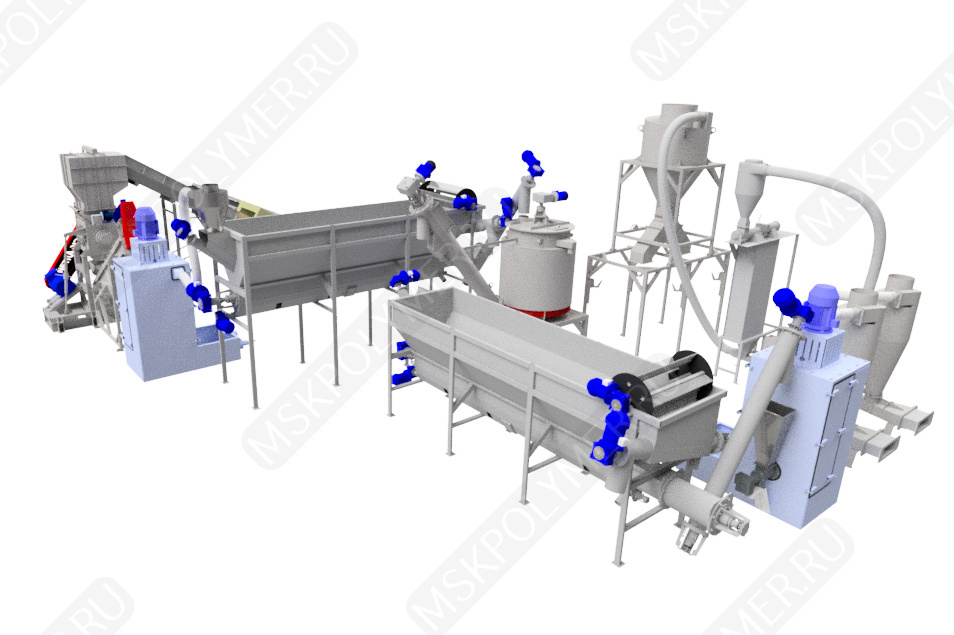Линии по переработки ПЭТ пластиковых бутылок