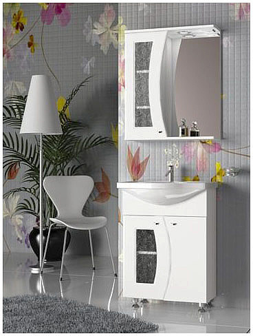 Комплект мебели - для ванной комнаты: "Laguna" "Лагуна" 55 см