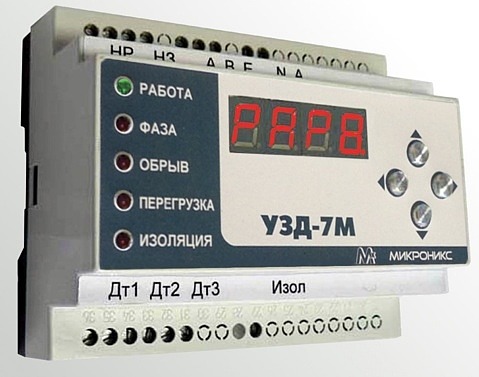 Противоаврийная защита двигателя. Устройство УЗД-7М от НТФ «Микроникс»