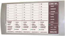 Блок индикации системы пожаротушения С2000-БИ исп.01