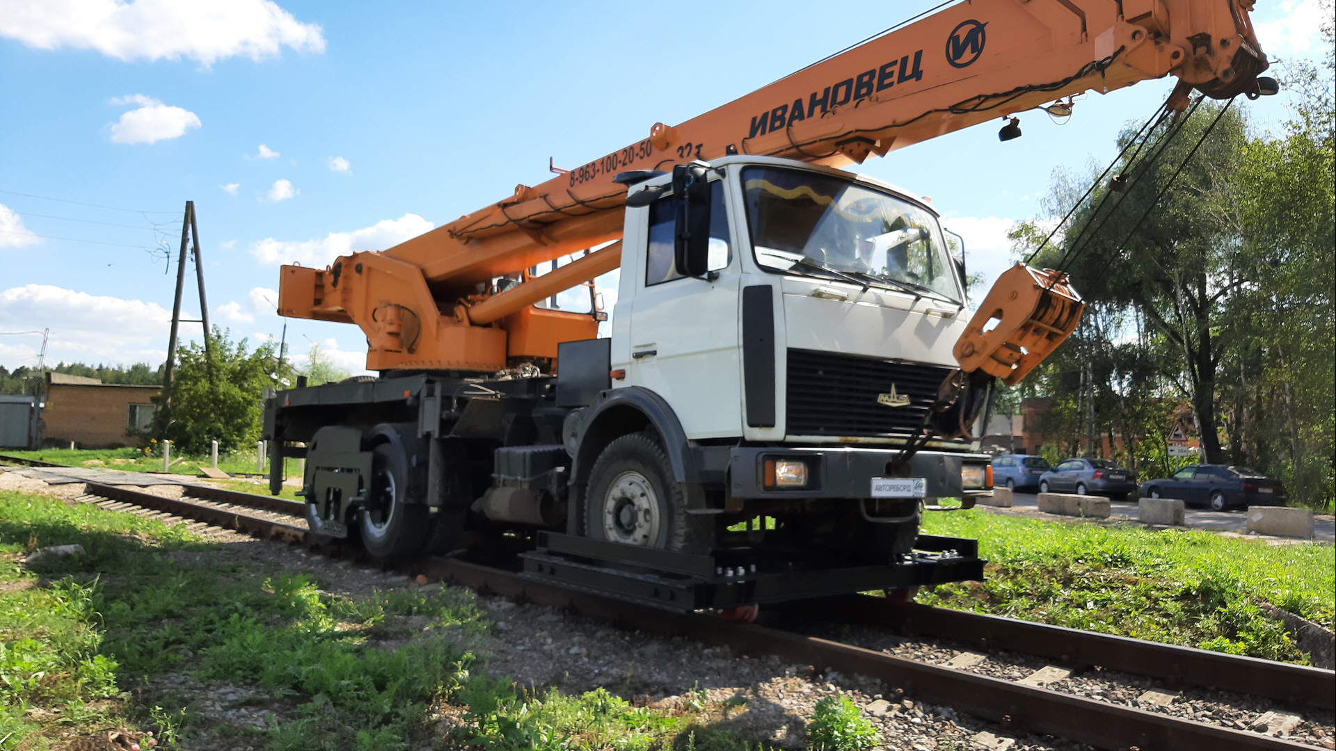 Съемный рельсовый комбинированный ход для автокрана МАЗ, КАМАЗЗ Съемный рельсовый комбинированный ход для автокрана МАЗ, КАМАЗЗ