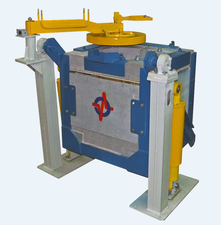 Индукционная пець для плавки чугуна, стали и цветных металлов