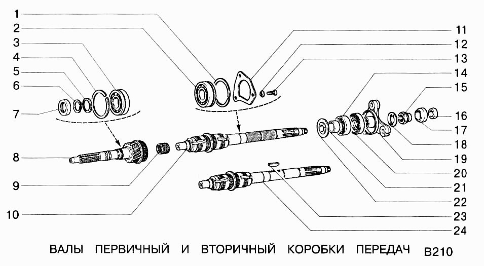 Валы коробки передач на заказ