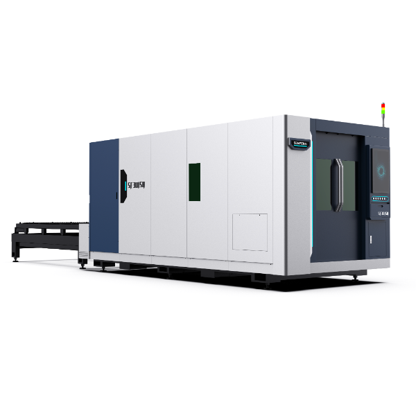 Bысокомощный станок лазерной резки с защитой кабинетного типа и системой сменных столов Senfeng SF3015H4 Bысокомощный станок лазерной резки с защитой кабинетного типа и системой сменных столов Senfeng SF3015H4