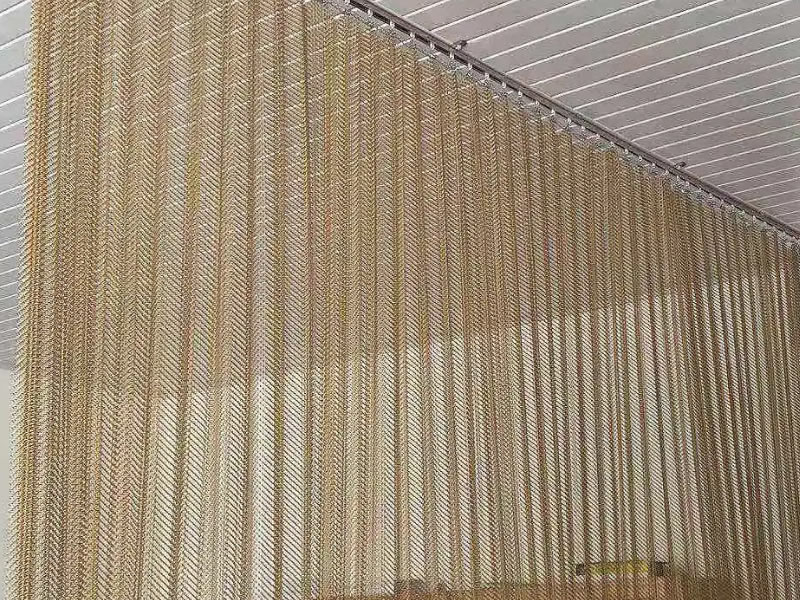 Copper Mesh Curtains