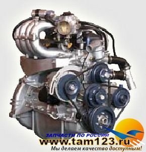 Двигатель УМЗ на ГАЗель Бизнес Евро-4 с поликлиновым ремнем привода агрегатов (42164.1000402-70)