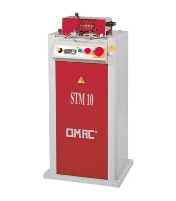 OMAC STM 10. Механический каландр (пресс) для тиснения узора на поверхности полос и ремней STM10