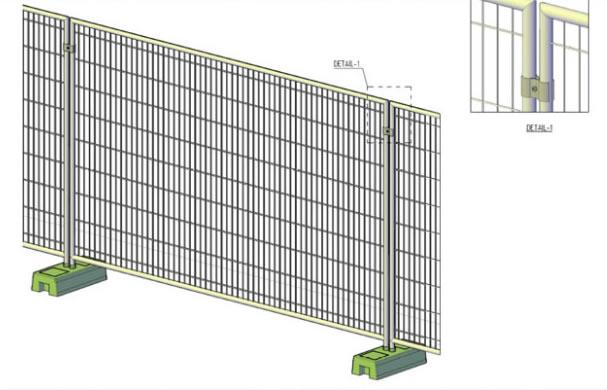 Mobile Fence Safety Barrier