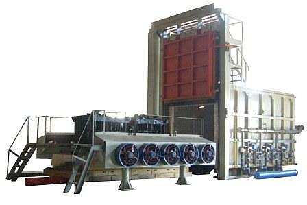 Газовые промышленные печи с выкатным подом Газовые промышленные печи с выкатным подом