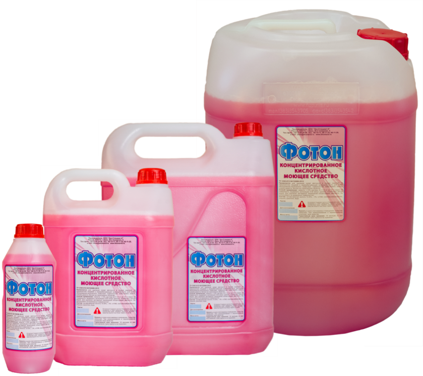 «Фотон», кислотное пенное моющее средство от известкового налета «Фотон», кислотное пенное моющее средство от известкового налета