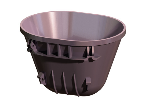 Чаша ковш для шлака Чаша ковш для шлака