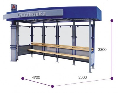 Павильон остановочный Уют Павильон остановочный Уют
